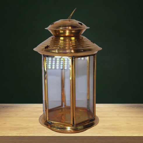 Brass Akhand Jyoti Diya Stand 194g
